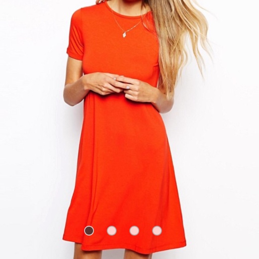 ASOS Short Sleeved Swing Dress